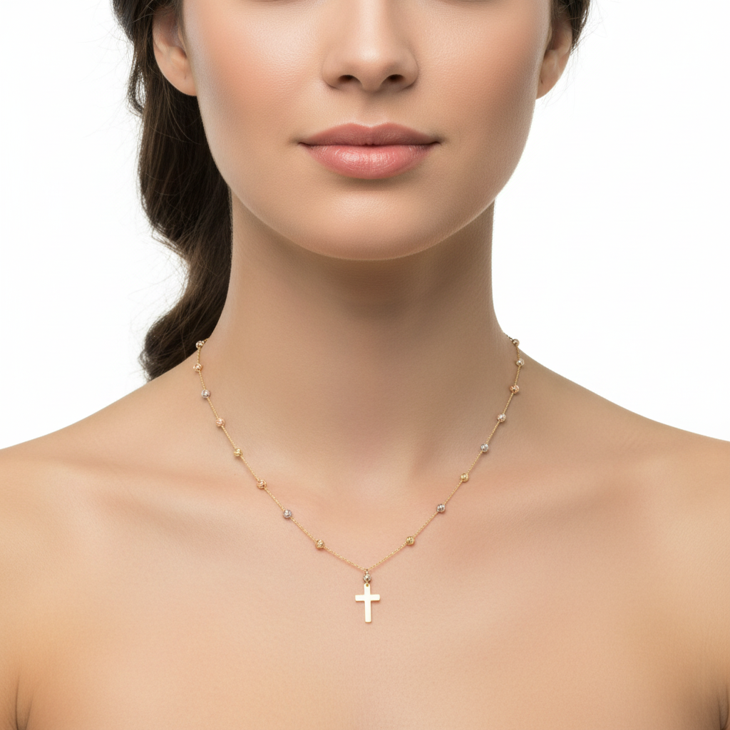 3 Colors Balls Necklace