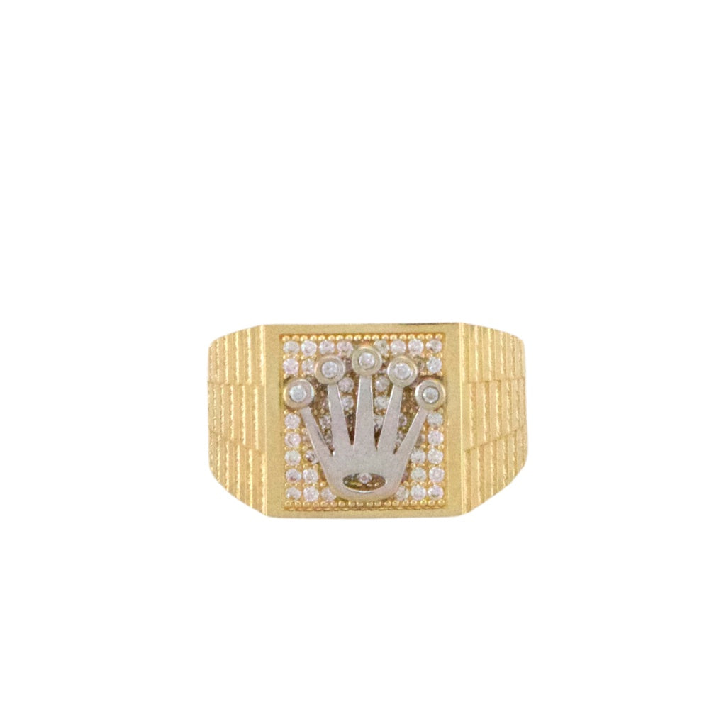 Bicolor Crown Ring