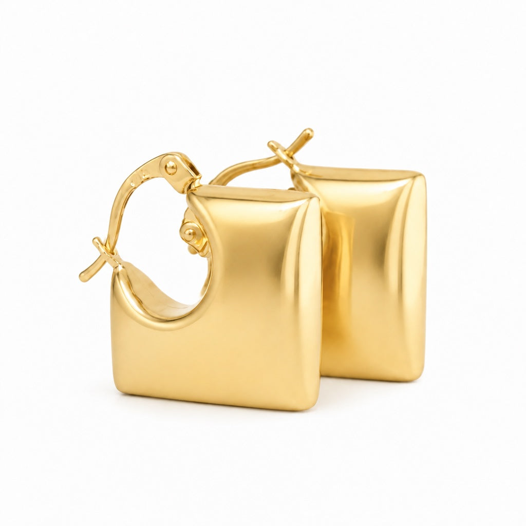 Square Hoops Earrings