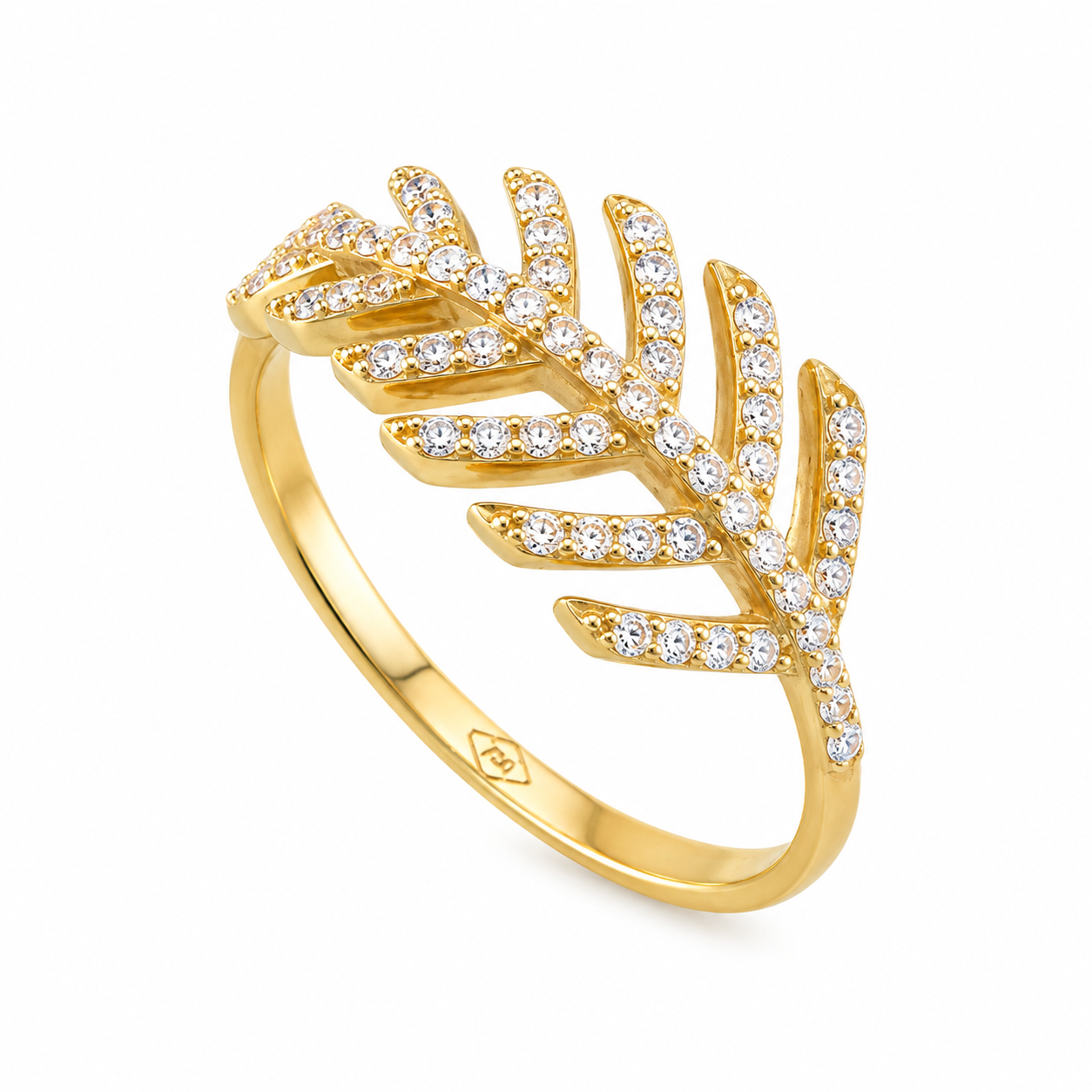 Palm Zirconia Ring