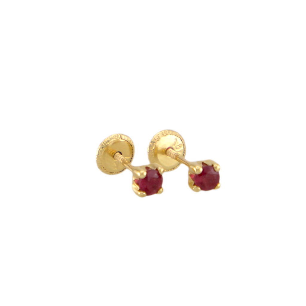 Ruby Stud Women’s Earrings