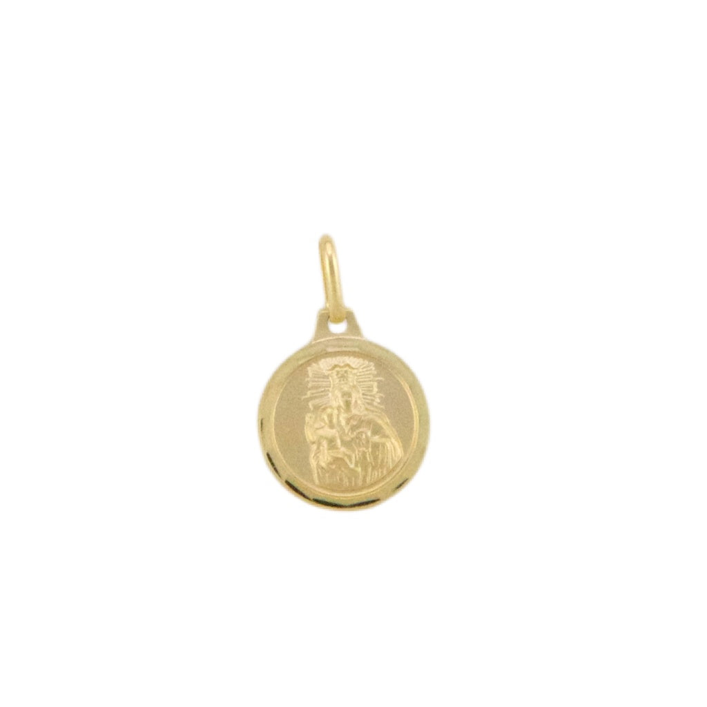 Coromoto & Jesus Pendant 14K Size 12mm x 12mm Weight 1.1G