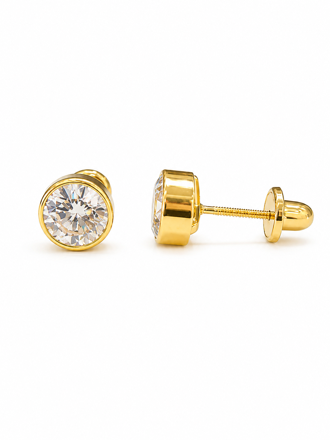 Pendiente Cuadrado con Zirconia