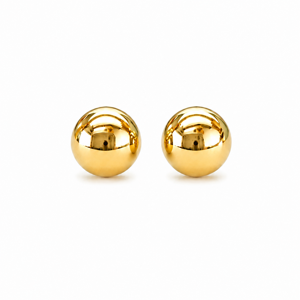 Half Ball Stud Earrings