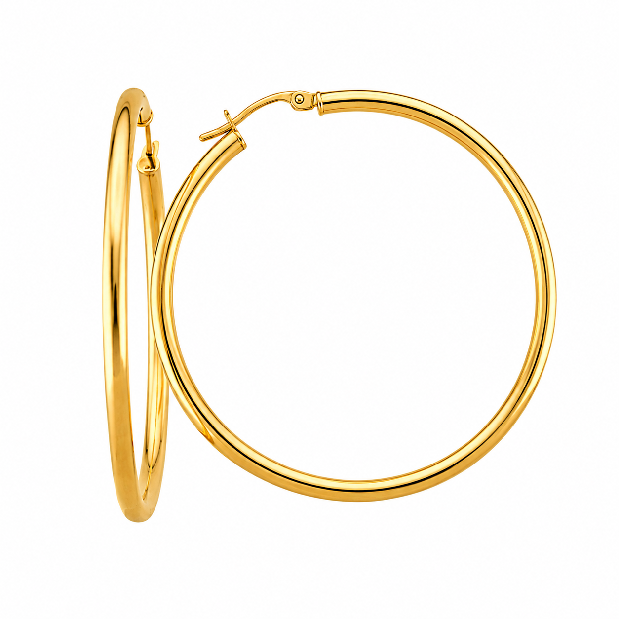 Plain Hoops Earrings