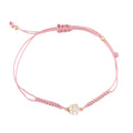 Flower String Pink Bracelet
