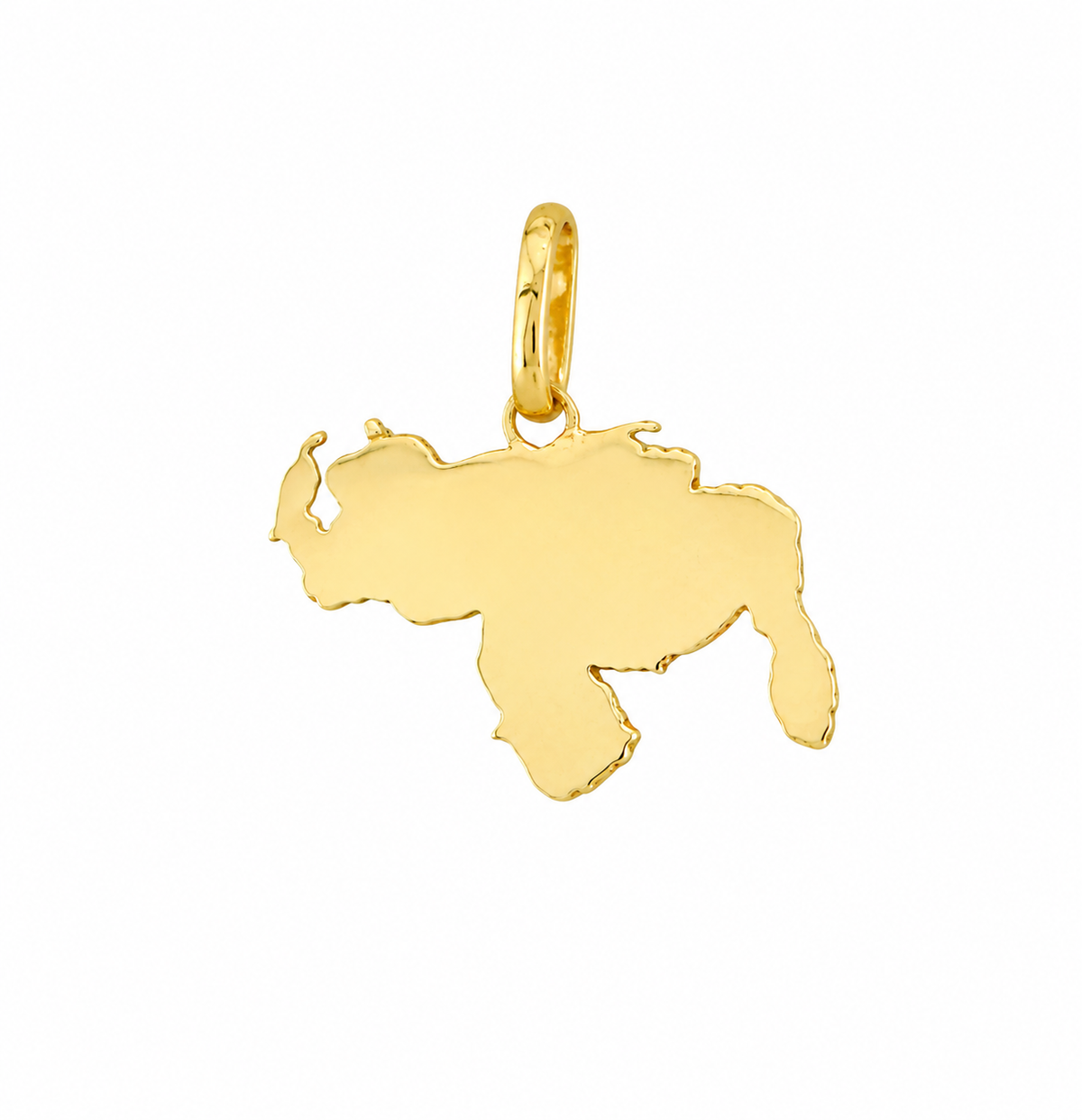 Pendant Venezuelan Map 18K Pieza 18mm 2.2G