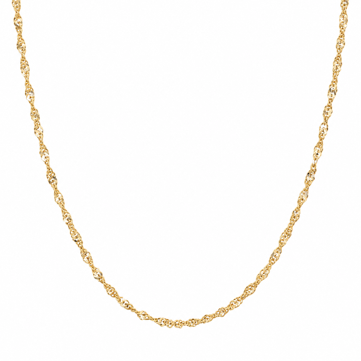 Singapore Link Chain 14k