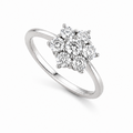 Floral Diamond Ring
