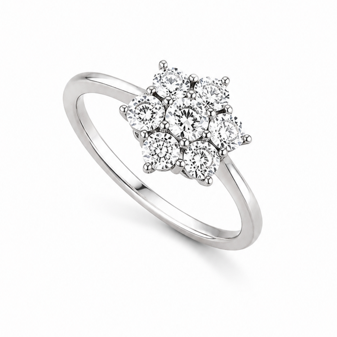 Floral Diamond Ring