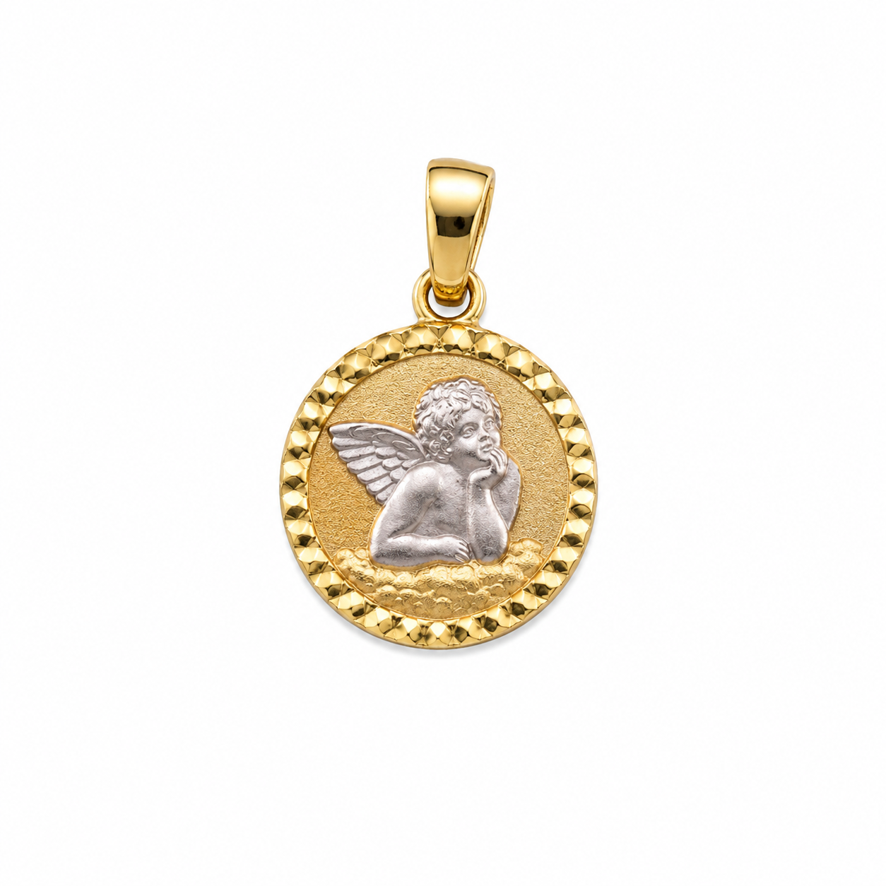 Bicolor Angel Pendant