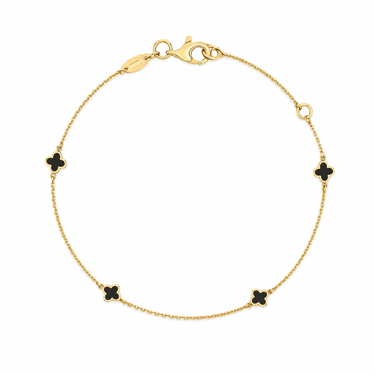 Small Black Trevol Bracelet