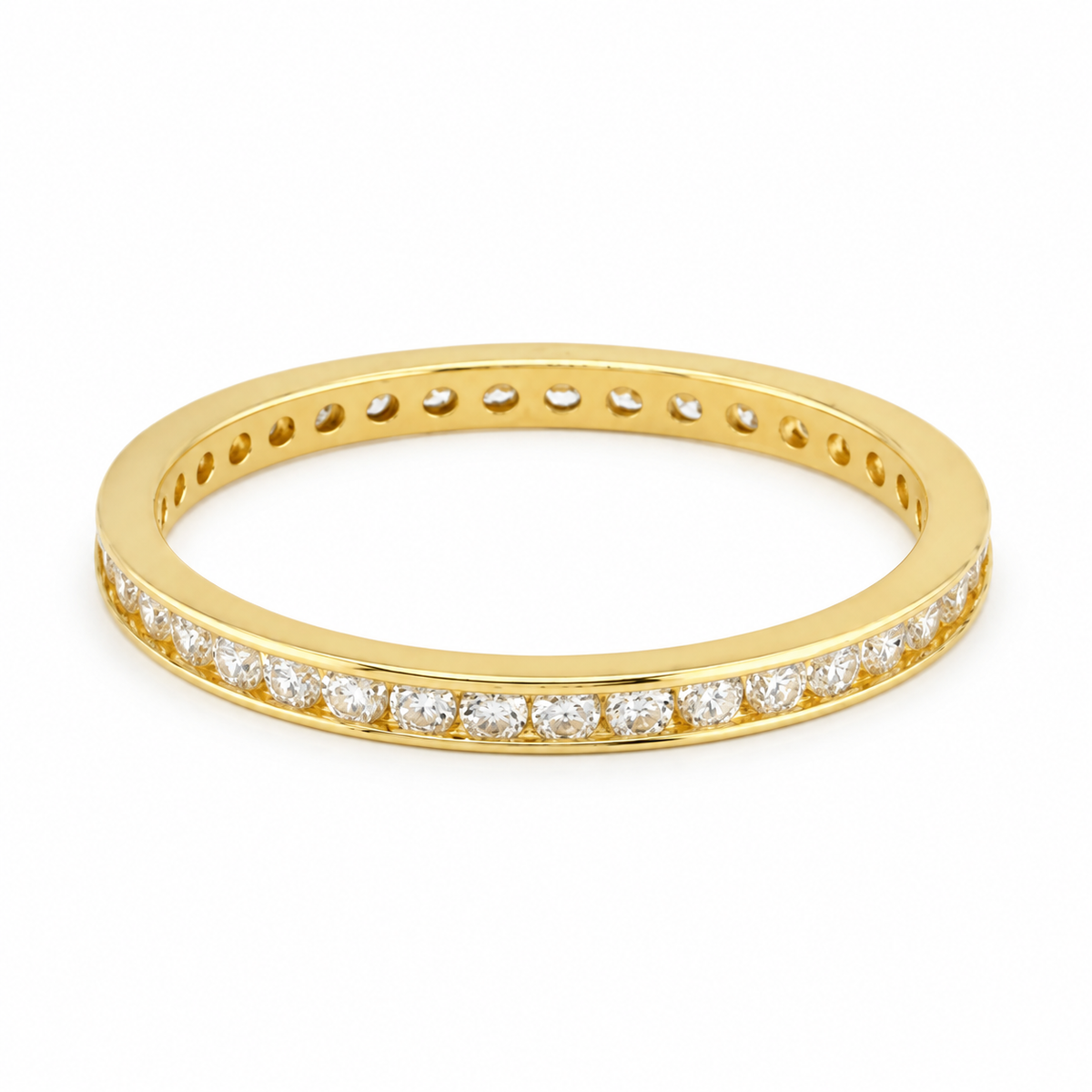 Fancy Zirconia Ring 18k