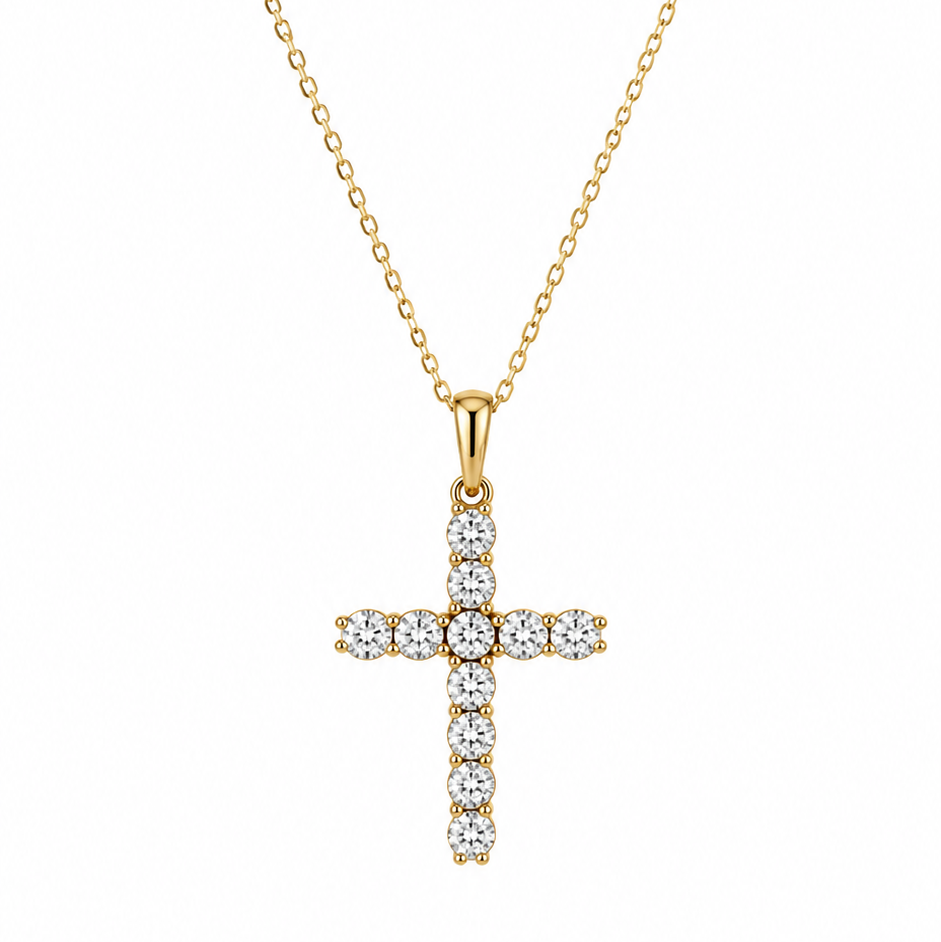 Diamond Cross Necklace