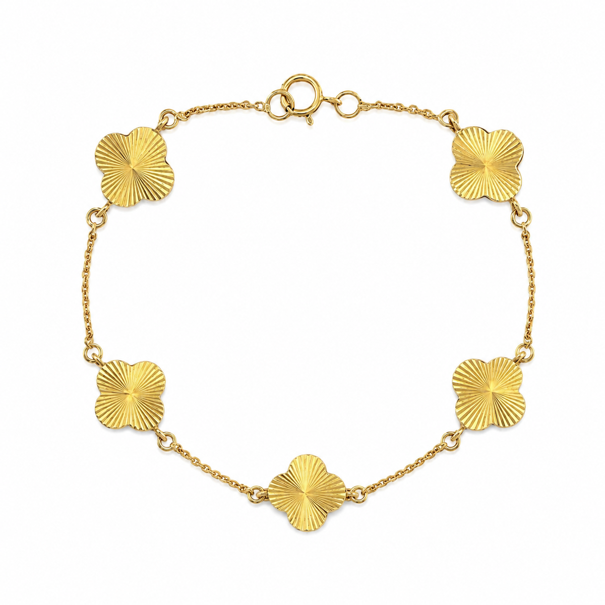Green & Gold Trevol Bracelet