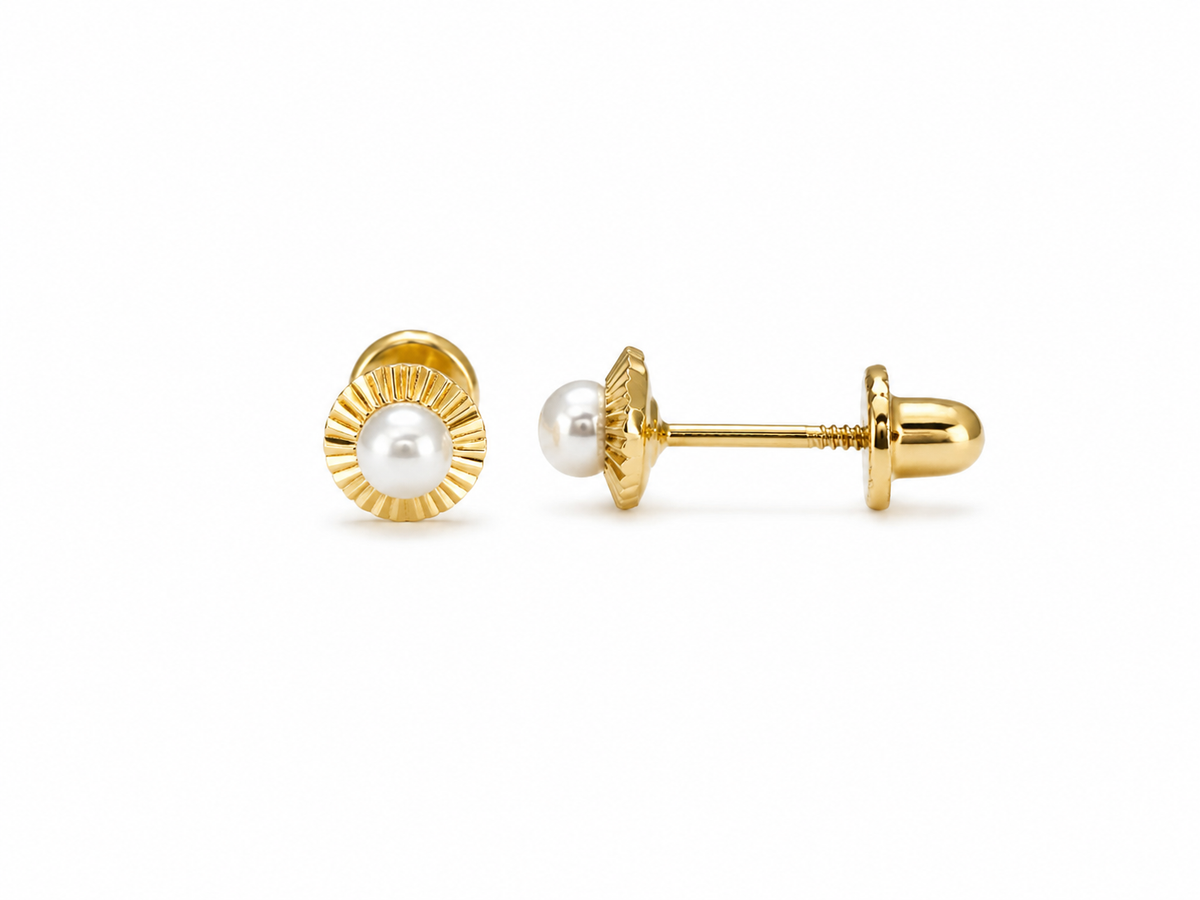 Pearl Stud Earrings