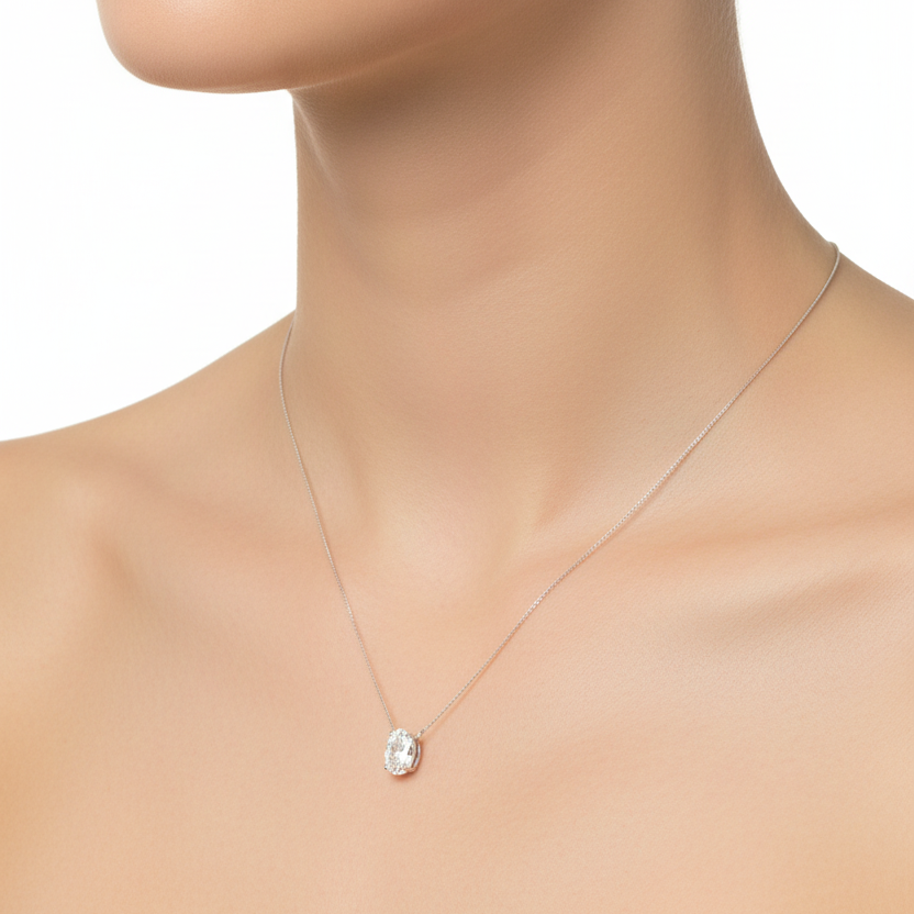 Diamond Necklace Women's Chains