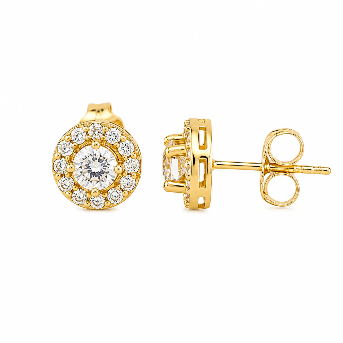 Lab Diamond Stud Earrings