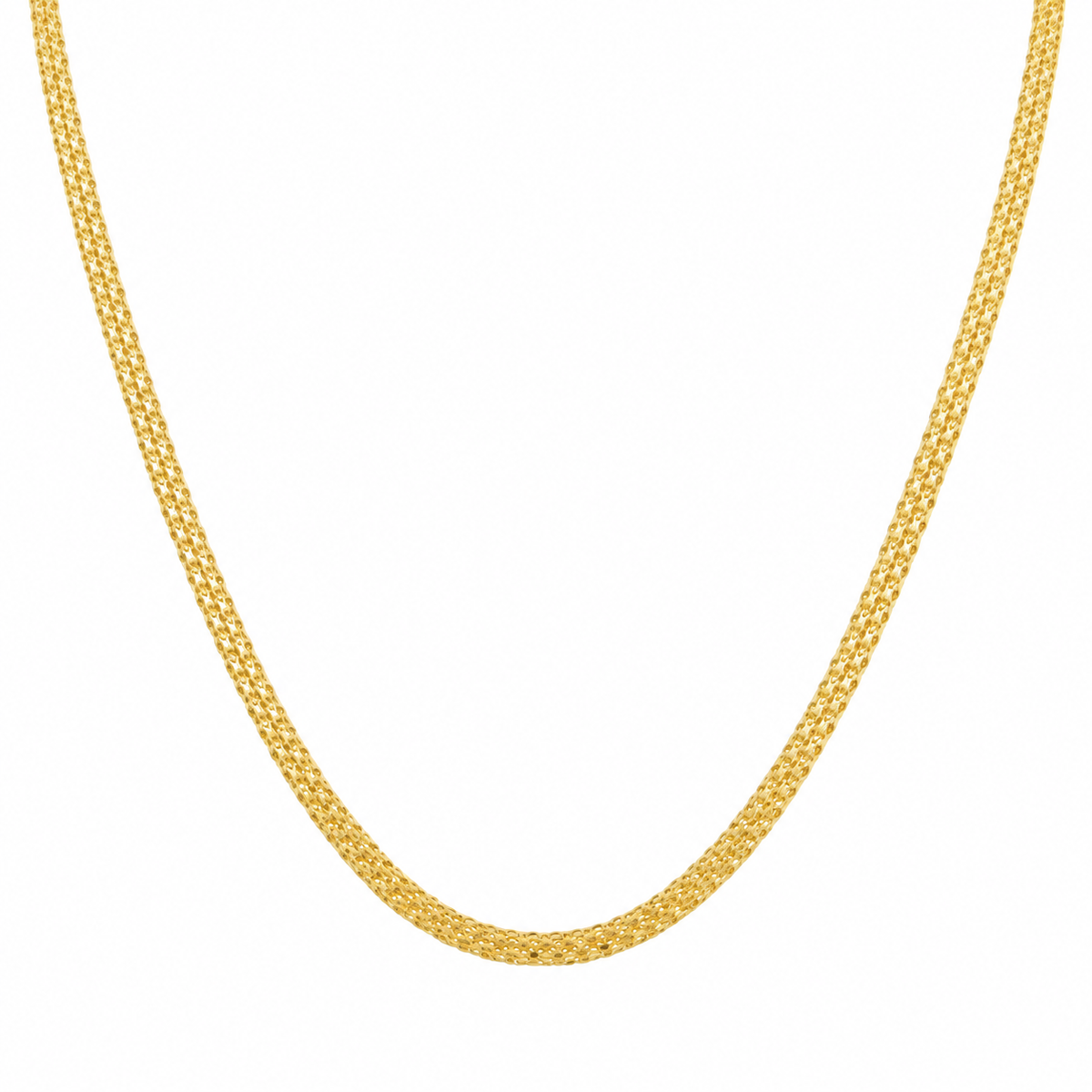 Women's Chains Bismark Link Chain 14K Size 18 In x 3.4mm Weight 5.8G