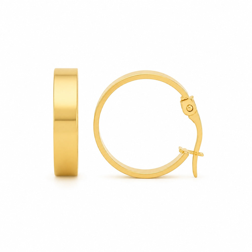 Plain Hoops Earrings