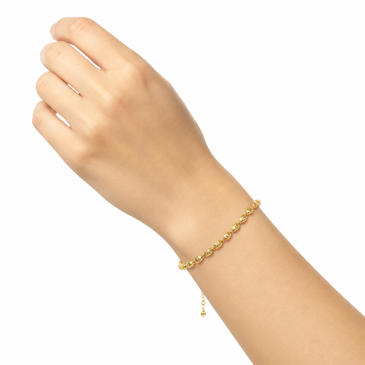 Diamond Cut Balls Bracelet