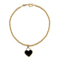 Heart & Balls Link Bracelet