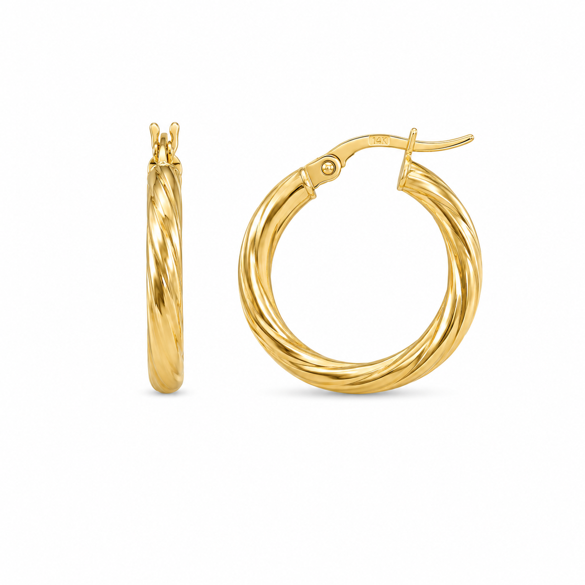 Twisted Hoops Earrings