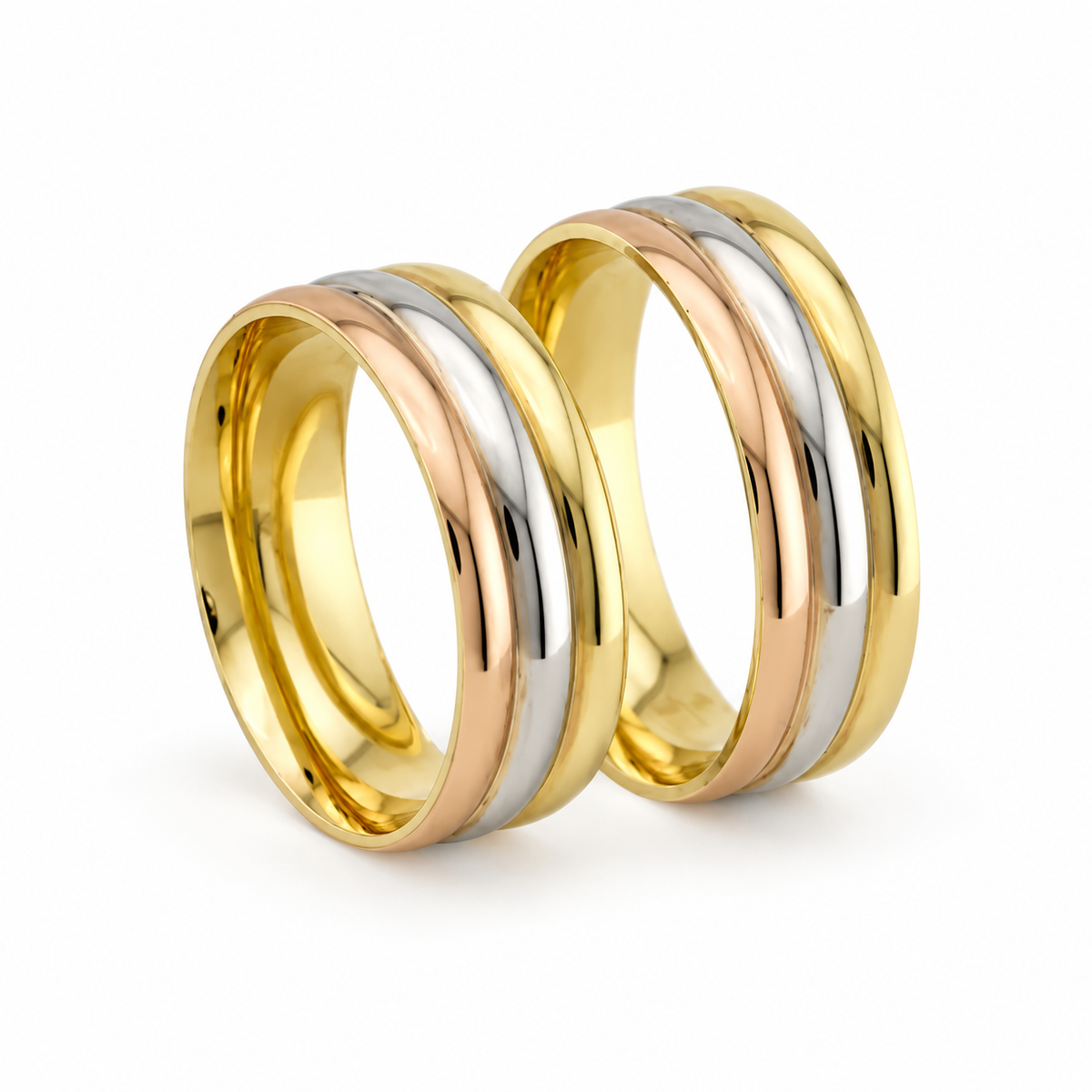 Three Colors Ring 14k