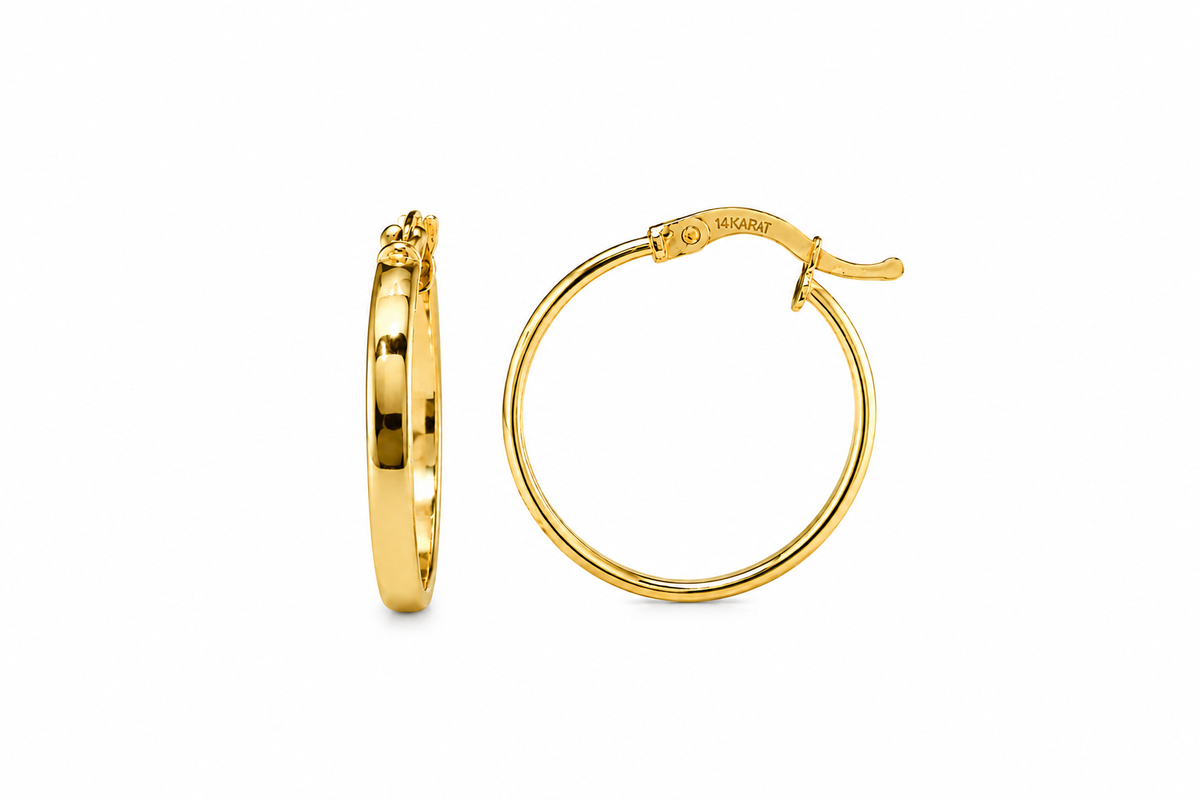 Plain Hoops Earrings