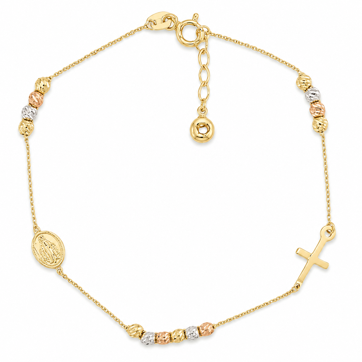 Three Colors Religious Bracelet