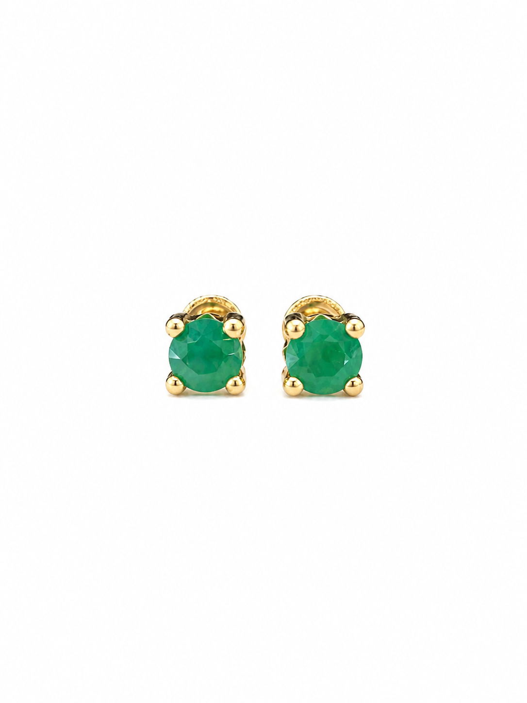 Emerald Stud Earrings