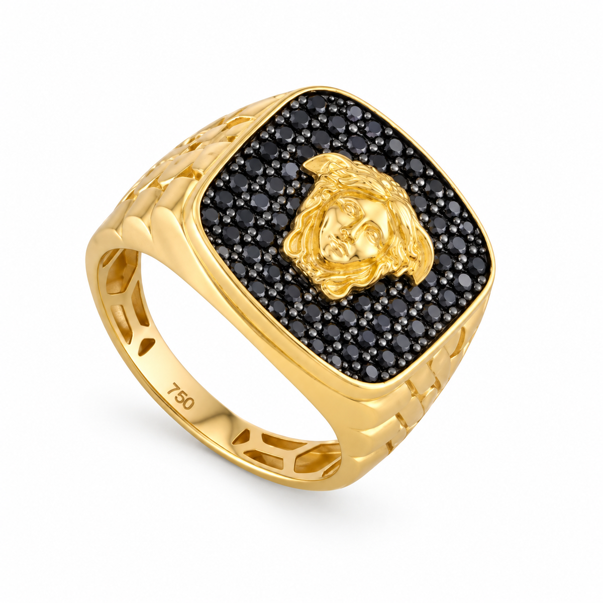 Black Lyon Ring 18k