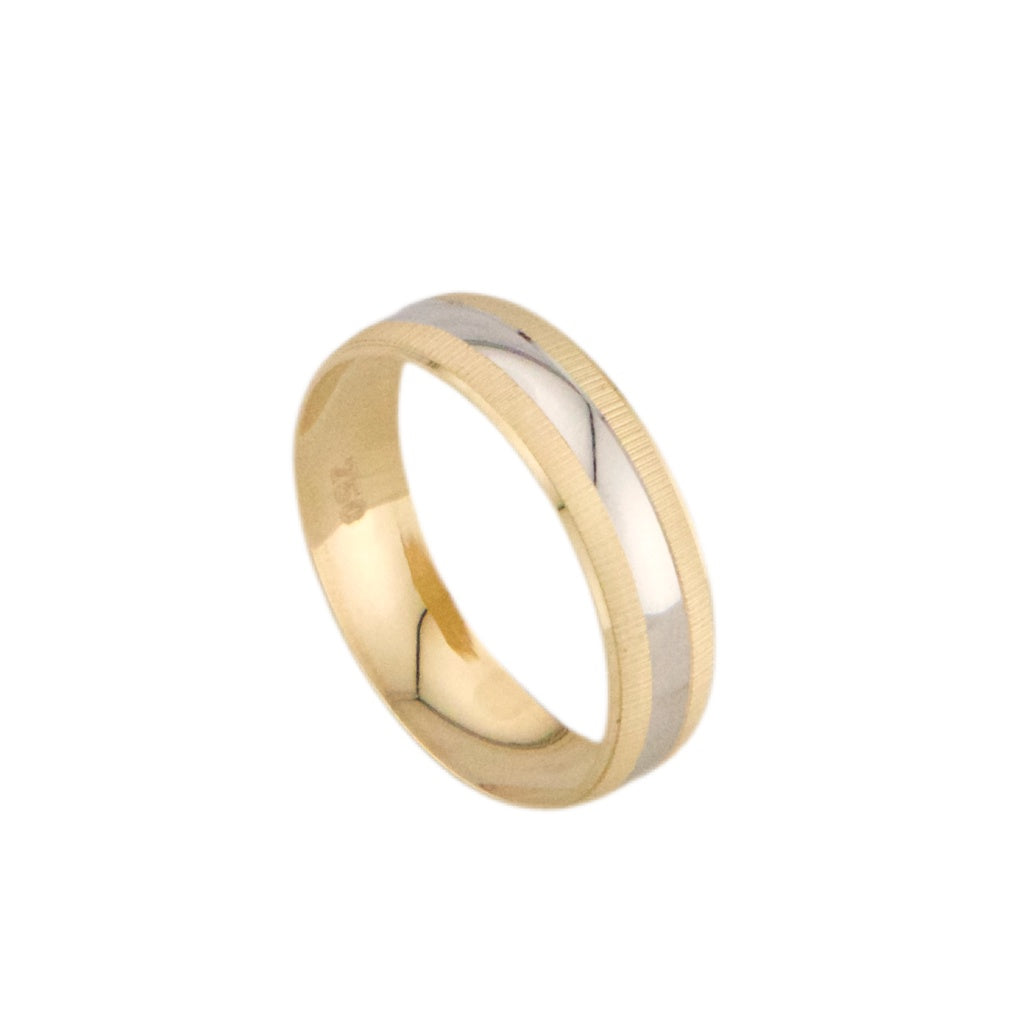 Bicolor Wedding Band