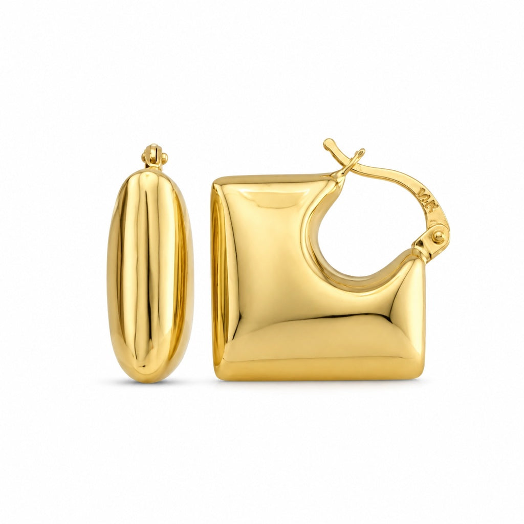 Square Hoops Earrings