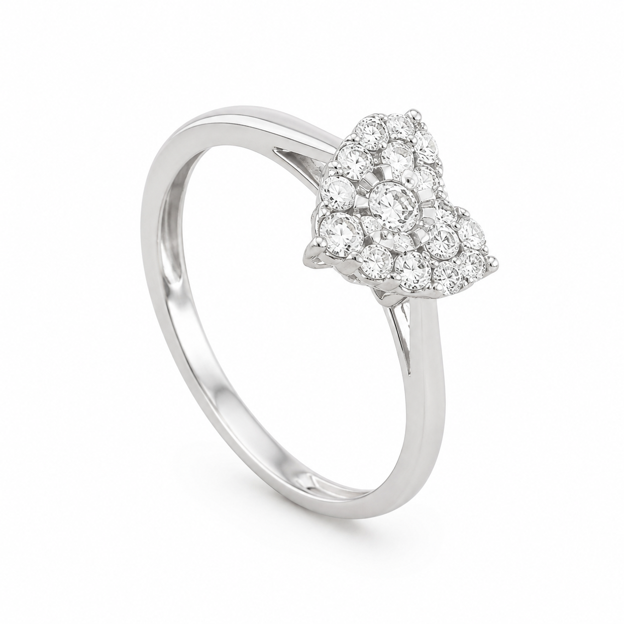 Heart Diamond Ring