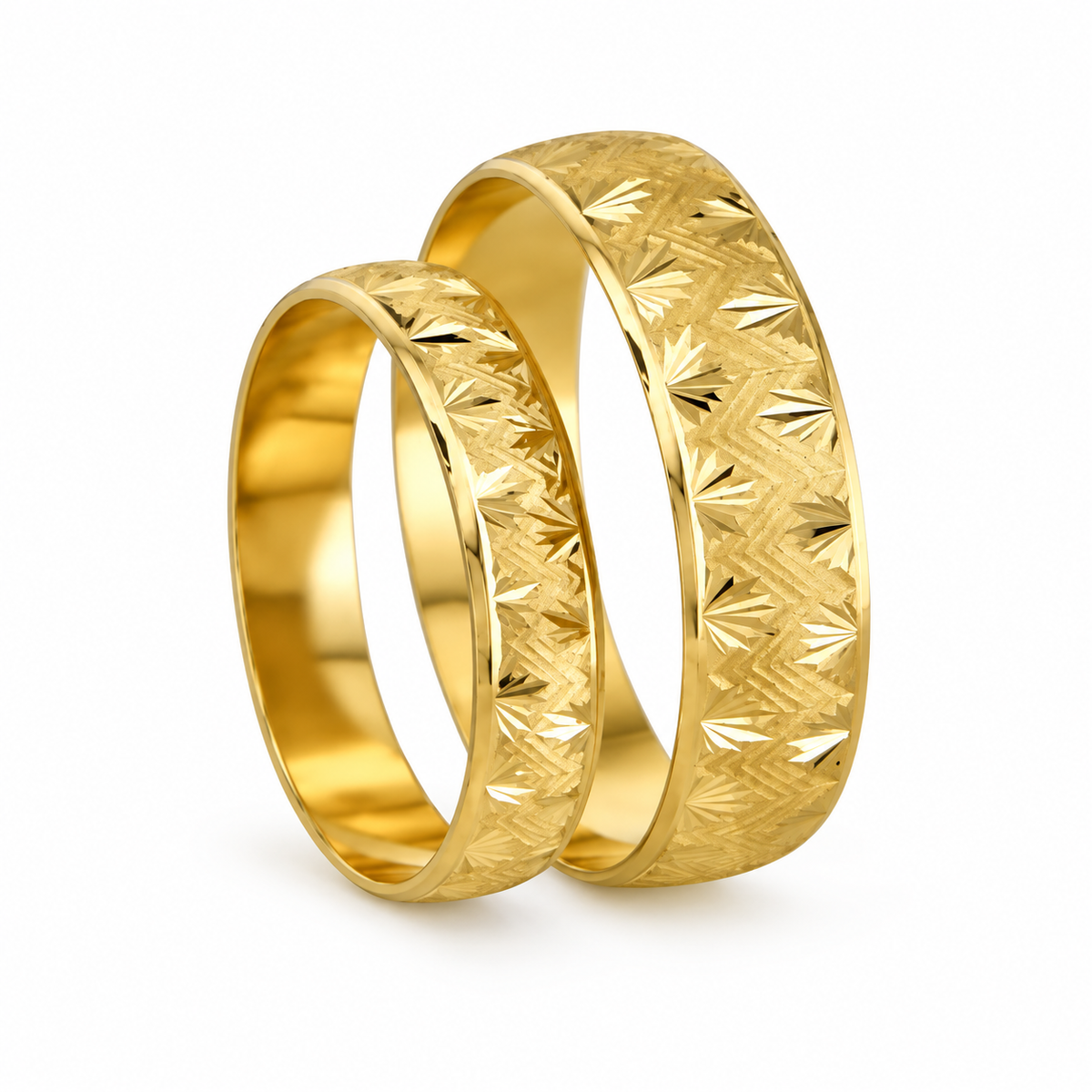 Set Wedding Bands 14k