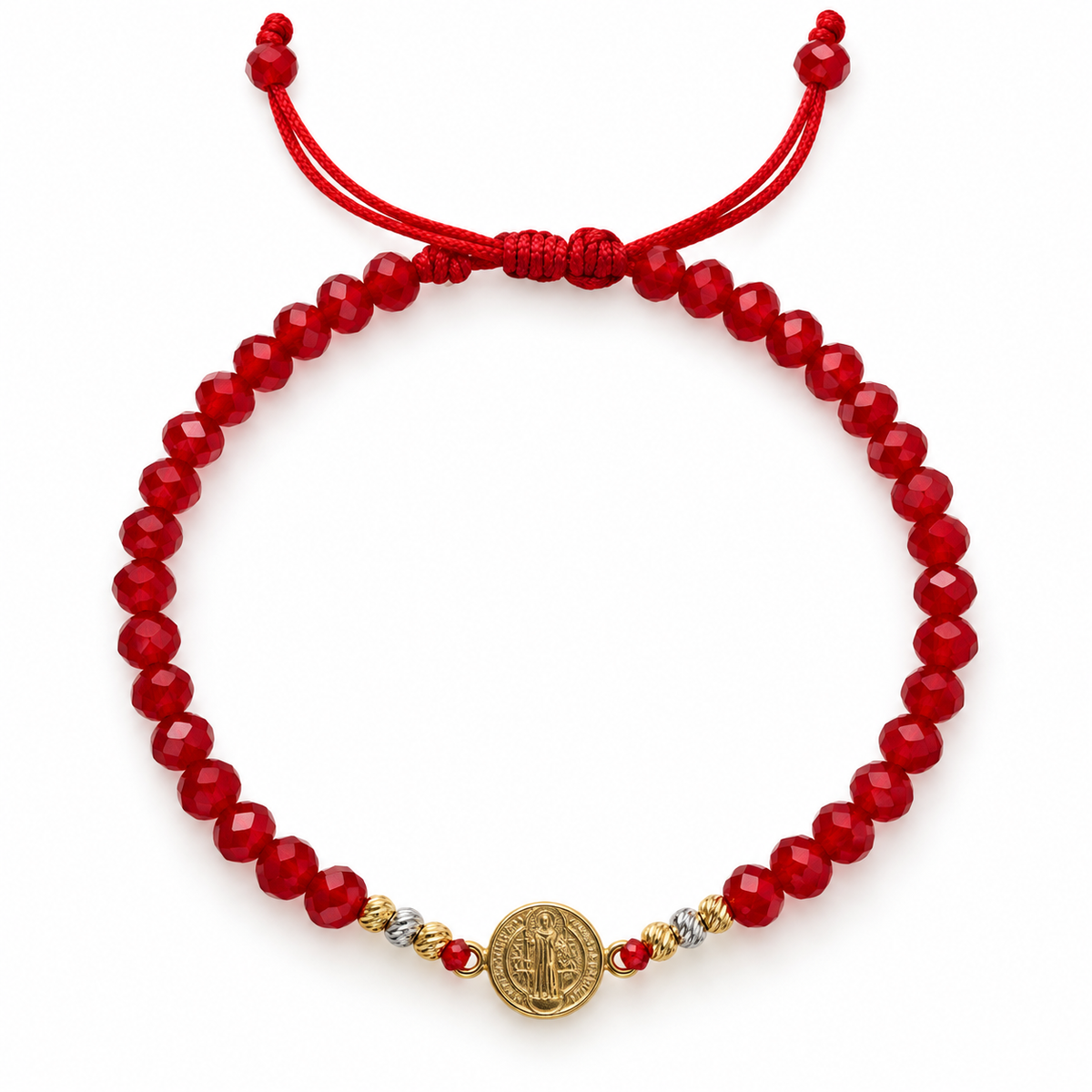 Red Diamond Cut Virgin Bracelet