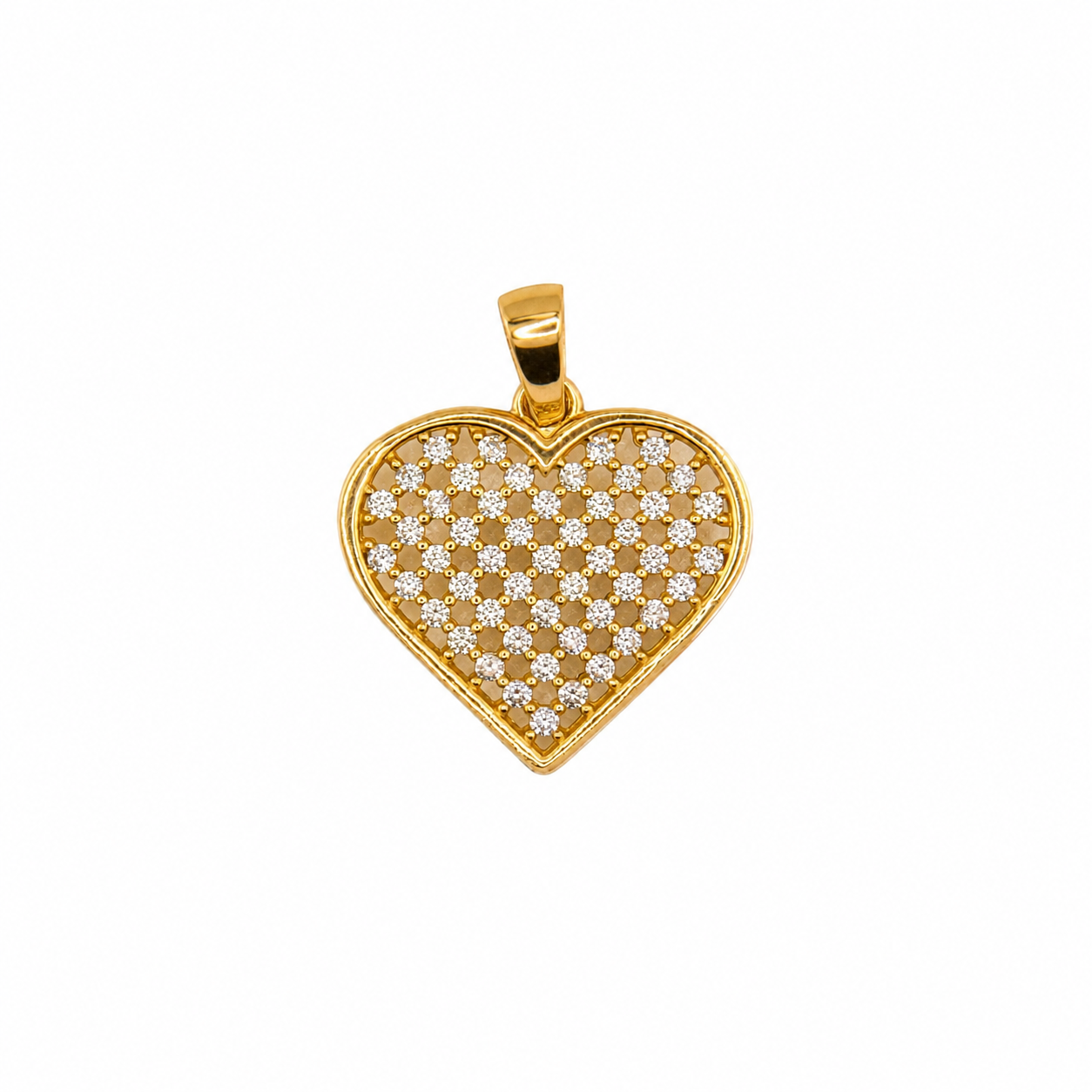 Zirconia Heart Pendant