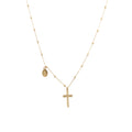 Cross & Balls Necklace