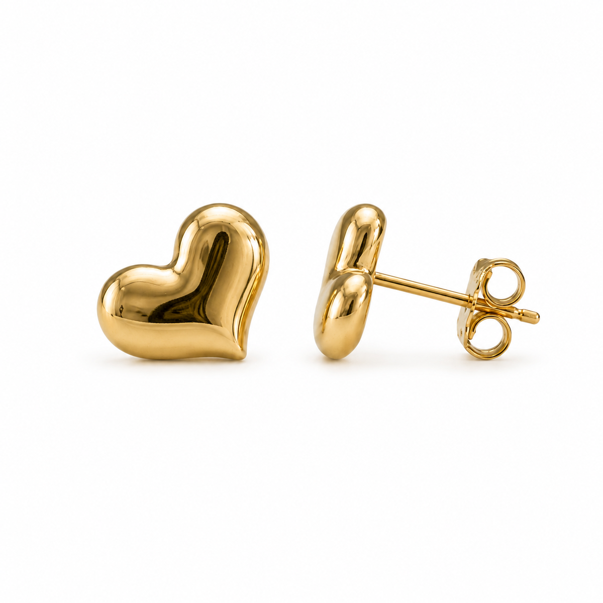 Heart Stud Earrings