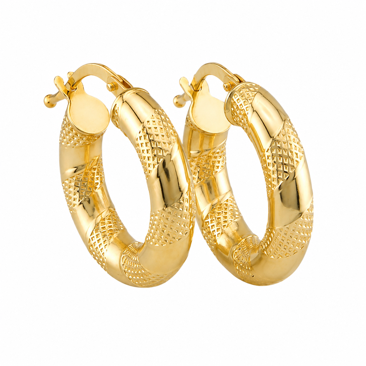 Fancy Hoops Earrings