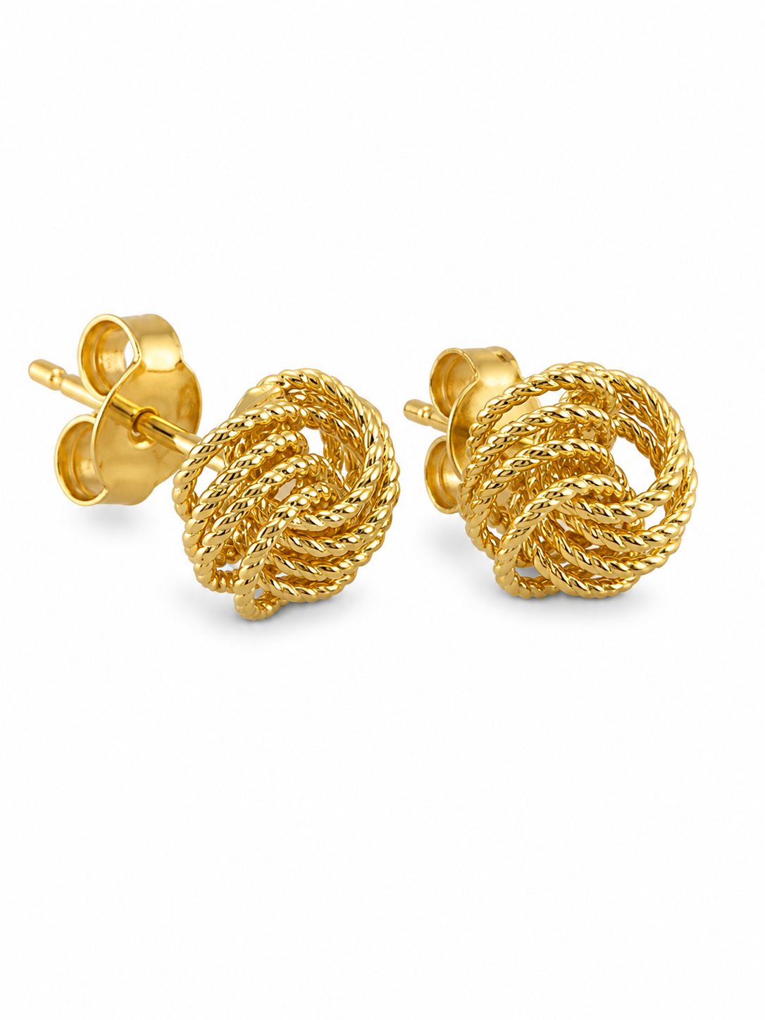 Fancy Knot Stud Earrings