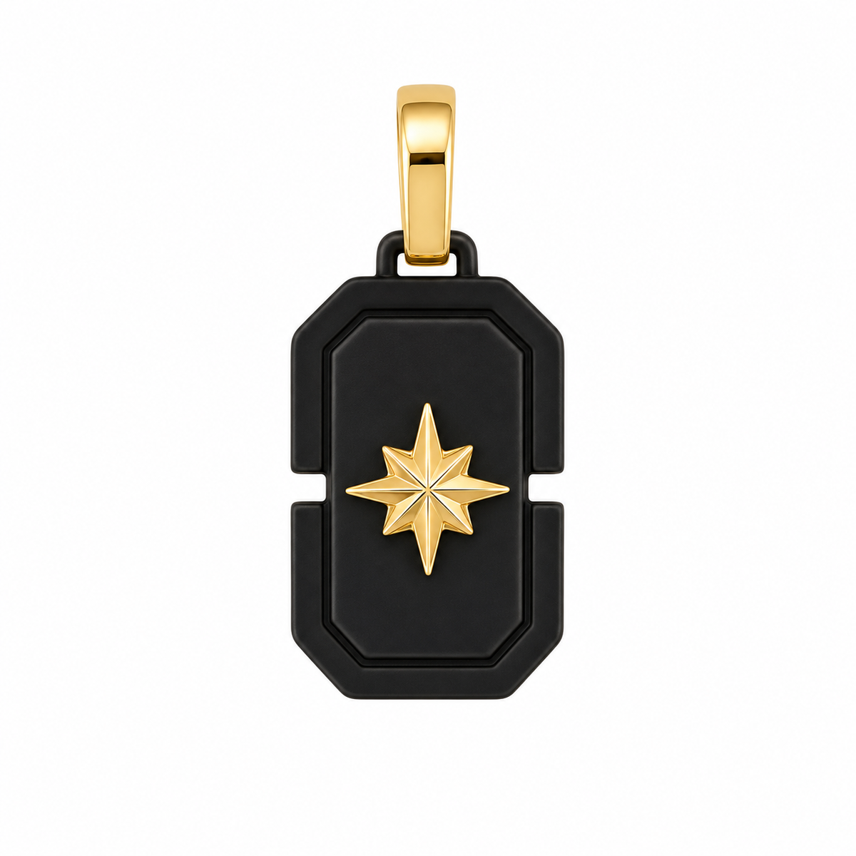 Black North Star Pendant