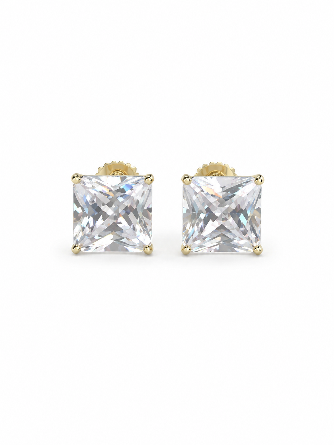 Square Men Stud Earrings