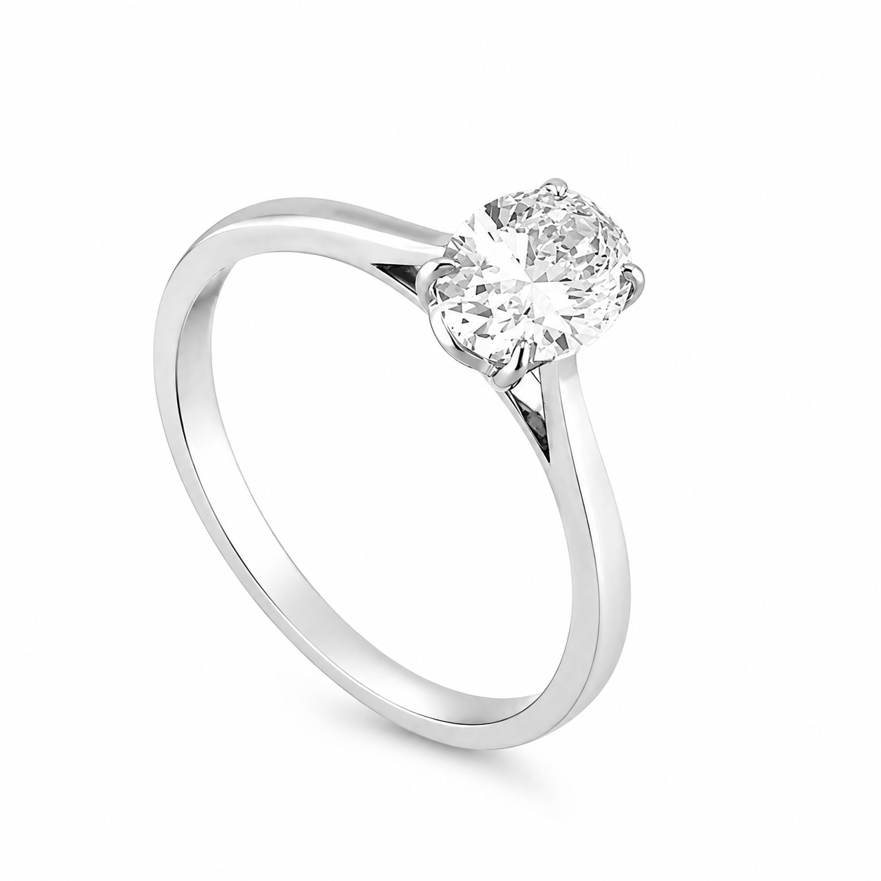 Oval Cut Diamond Ring