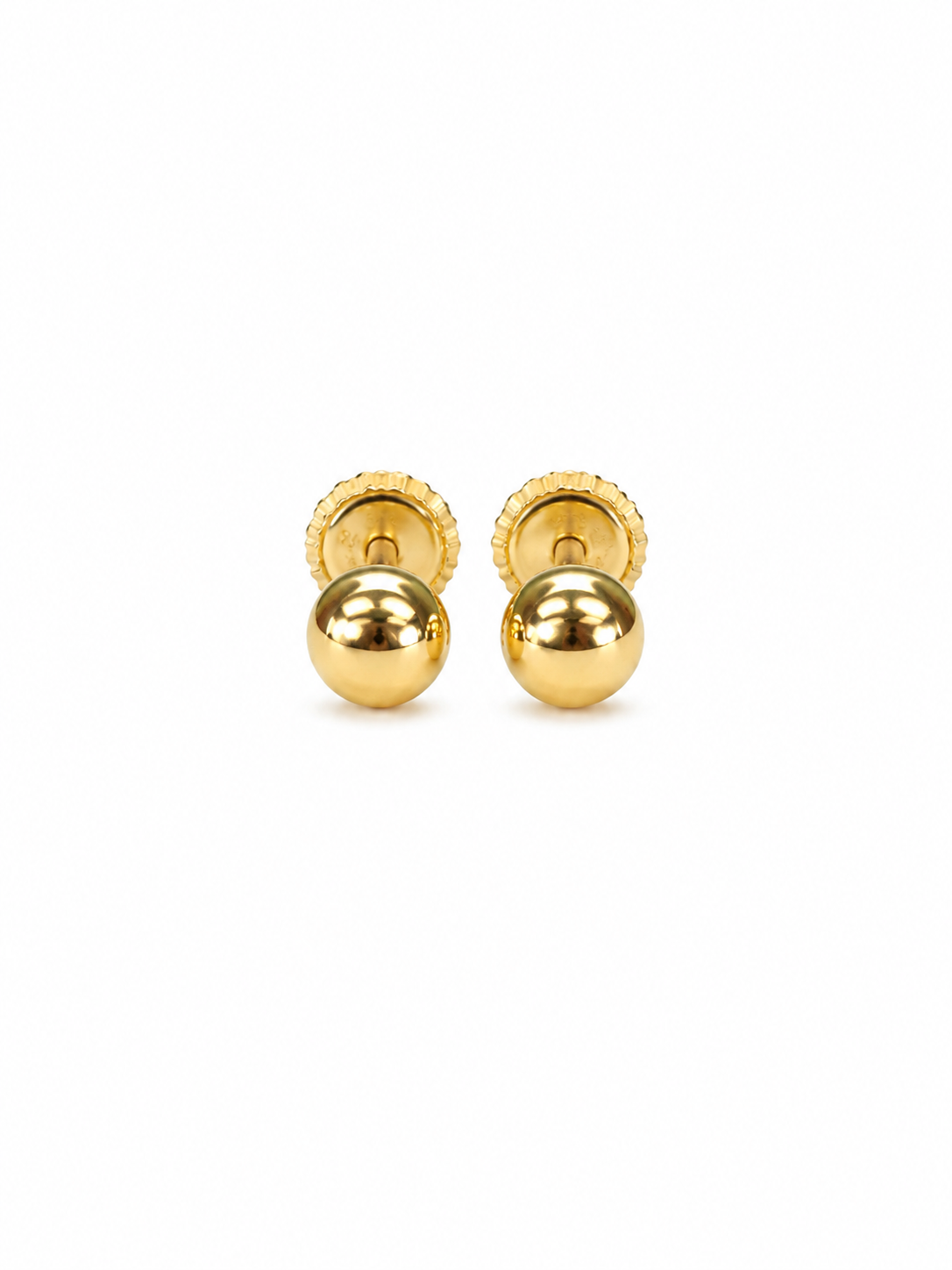 Half Balls Stud Earrings
