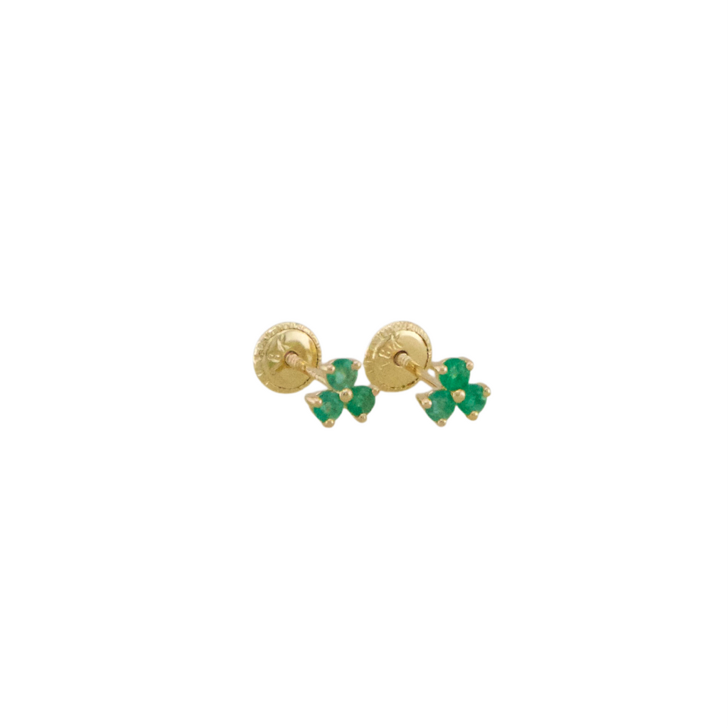 Emerald Stud Earring