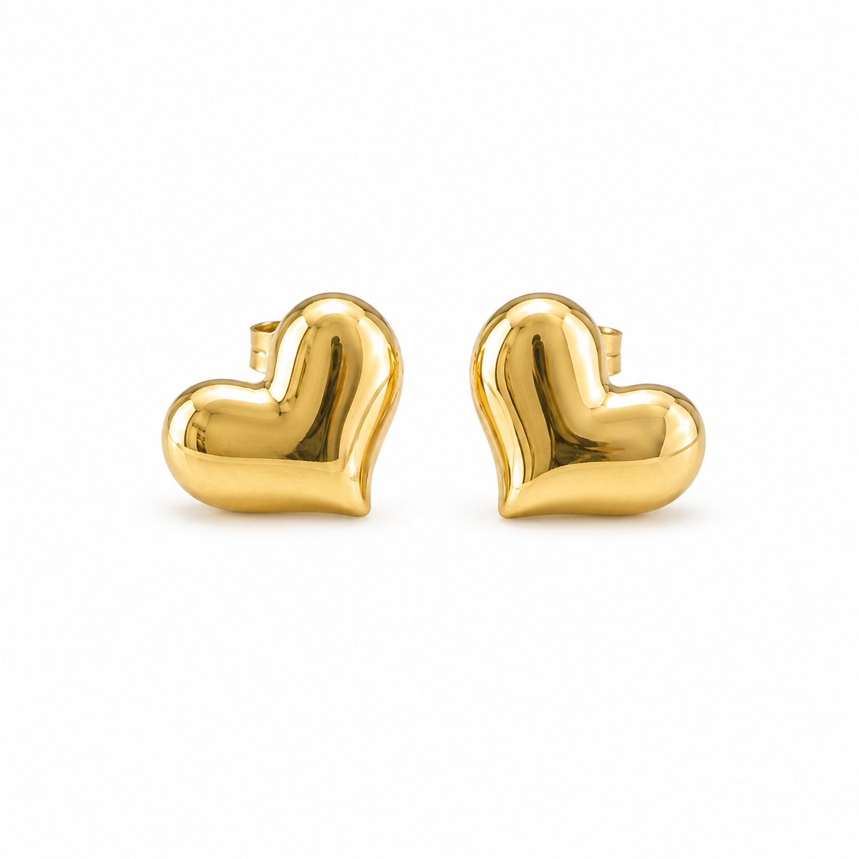 Heart Stud Earrings