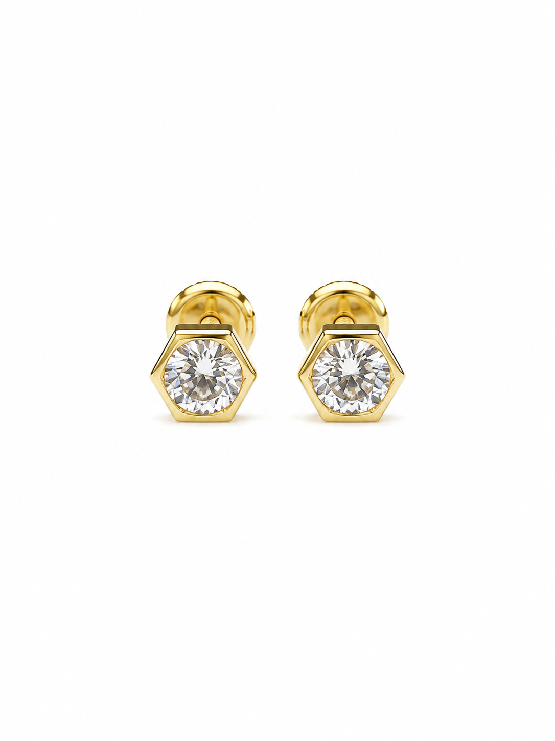 Pendiente Cuadrado con Zirconia