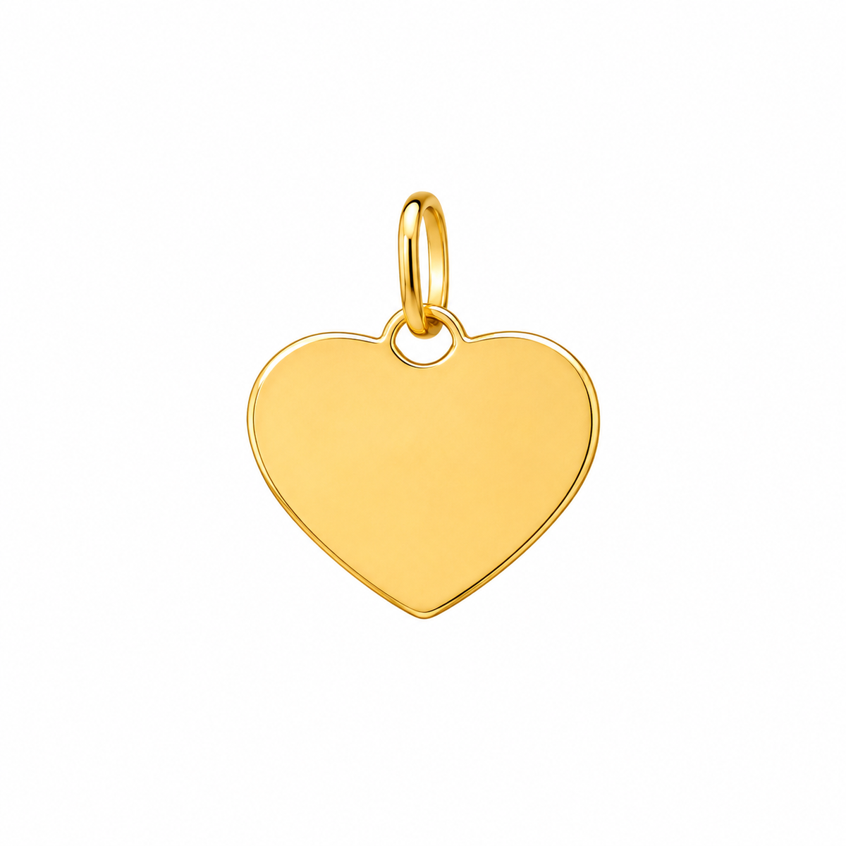 Flat Heart Pendant